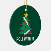 コビデおもしろいィドクリスマスツリープンオーナメント セラミックオーナメント (右)