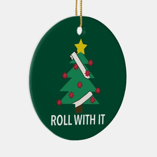 コビデおもしろいィドクリスマスツリープンオーナメント セラミックオーナメント (右)