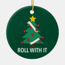 コビデおもしろいィドクリスマスツリープンオーナメント セラミックオーナメント