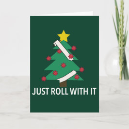 コビデおもしろいィドクリスマスツリープン カード