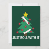 コビデおもしろいィドクリスマスツリープン シーズンカード (正面)