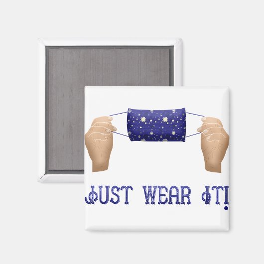 コビデ19防止！ マグネット (正面/裏面)