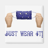 コビデ19防止！ マグネット (正面)