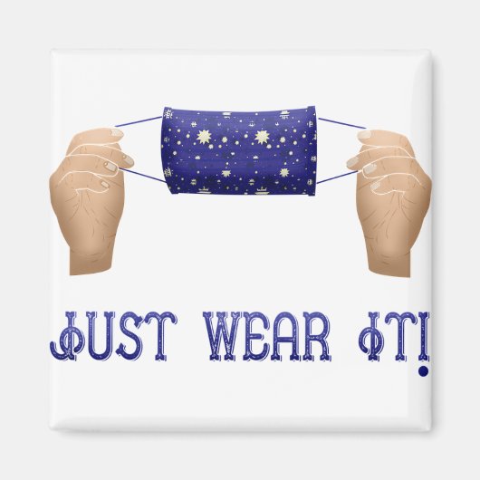 コビデ19防止! マグネット (正面)