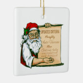 コビドクリスマスサンタクロースワクいけなチン セラミックオーナメント (右)