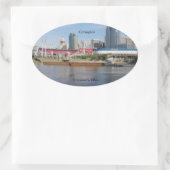 コビントン&バージェスのステッカー 楕円形シール (バッグ)