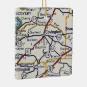 コビントンARヴィンテージマップ セラミックオーナメント (右)