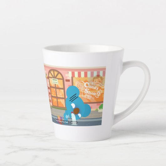 コビーは足だ！ カフェラテマグ (右)