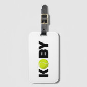 コビーテニス ラゲッジタグ (正面縦)