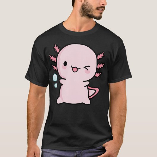 コピアデキュートアクソロトルソリュート Tシャツ (正面)