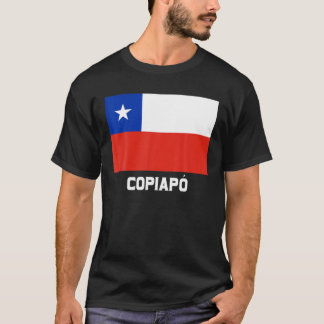 コピアポ共和国チリ国旗エスクード・バンデラ Tシャツ