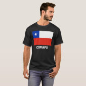 コピアポ共和国チリ国旗エスクード・バンデラ Tシャツ (正面フル)