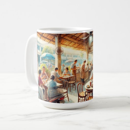 コピティアムインペナン コーヒーマグカップ (正面左)