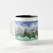 コピディオンShmooconデータ可視化 ツートーンマグカップ (正面左)