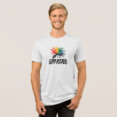 コピーではなく創造されたアーティストTシャツ トライブレンドTシャツ (正面全面)