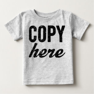 コピーののりの双生児のためにコピーして下さい ベビーTシャツ