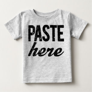 コピーののりの双生児のためののり ベビーTシャツ