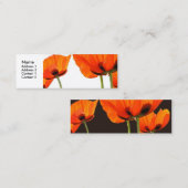 コピーのカスタマイズ可能なプロファイルカード スキニー名刺 (正面/裏面)