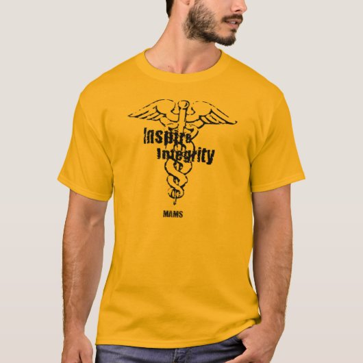 コピーをインスパイア Tシャツ (正面)