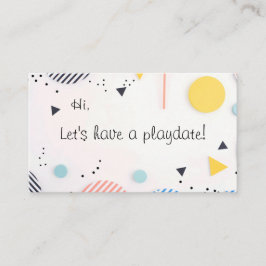 コピーストライプ宇宙付き円の背景 名刺