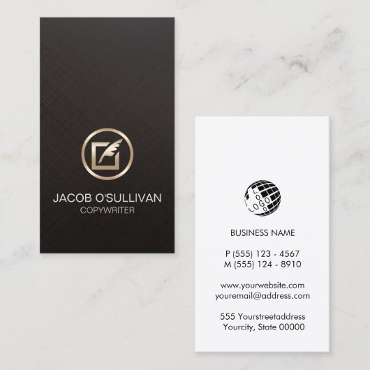 コピーライタエディタライター作家 名刺 (正面/裏面)