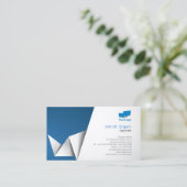 コピーライターの名刺の折り紙 名刺 (スタンド正面)