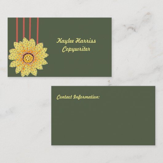 コピーライター名刺 名刺 (正面/裏面)