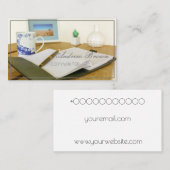 コピーライター手帳ペン名刺 名刺 (正面/裏面)