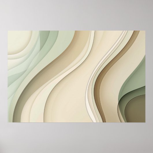 コピー宇宙による中性内の型枠の湾曲 ポスター (正面)