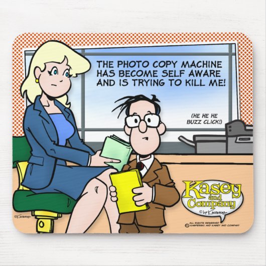 コピー機械 マウスパッド (正面)