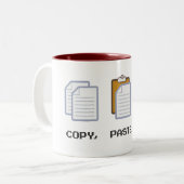 コピー、のり、A+ マグ (正面左)