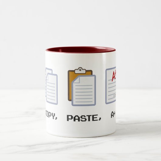 コピー、のり、A+ マグ (中央)