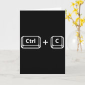 コピー+ペースト+Ctrl+C+Ctrl+V+パパ+息子+ハッピー+父の日 カード (黄色い花)