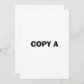 コピー 招待状 (正面/裏面)