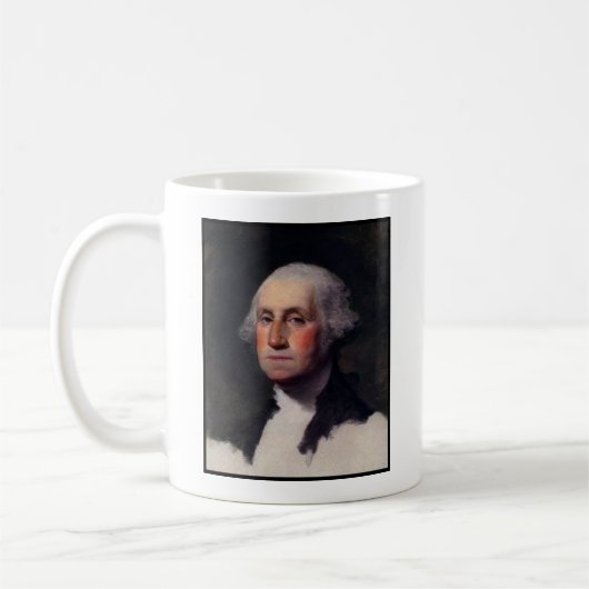 コピーAnthaeneum George Washington, Gilbert Stuart コーヒーマグカップ (左)