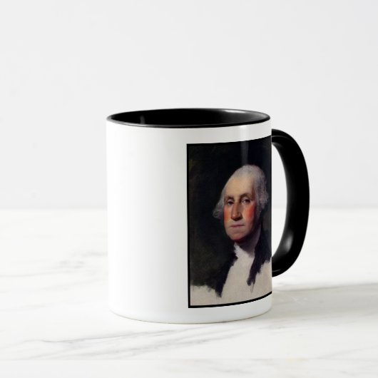コピーAnthaeneum George Washington, Gilbert Stuart マグカップ (正面右)
