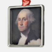 コピーAnthaeneum George Washington, Gilbert Stuart メタルオーナメント (左)