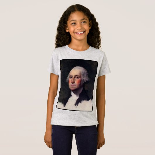 コピーAnthaeneum George Washington, Gilbert Stuart Tシャツ (正面フル)