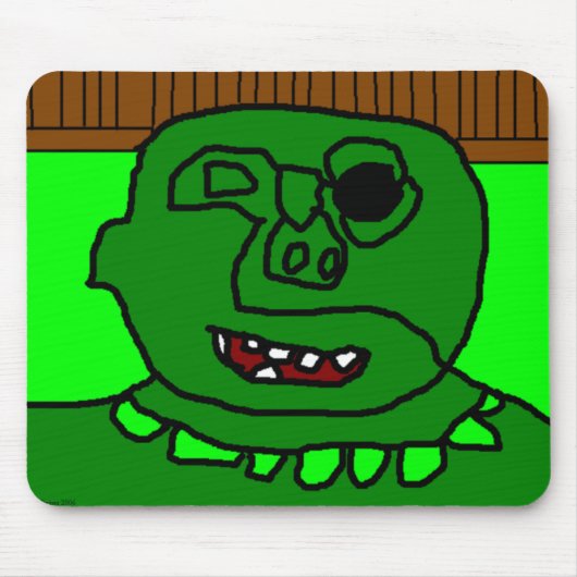 コピ絵を描ー マウスパッド (正面)