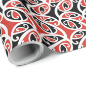 コファイワンゴパーレマオリ族の柄 ラッピングペーパー (ロールコーナー)