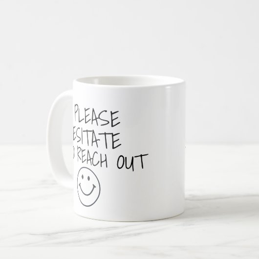 コフィーのマグカップを手に入れおもしろいるのをためらう コーヒーマグカップ (正面左)