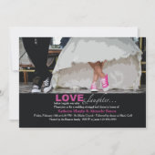 コフィー足リハーサルディナー招待状 招待状 (正面)