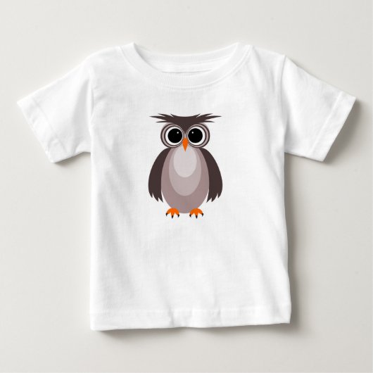 コフキコモリフクロウ ベビーTシャツ (正面)