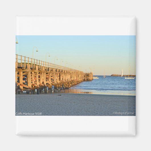 コフスハーバージェティ マグネット (正面)