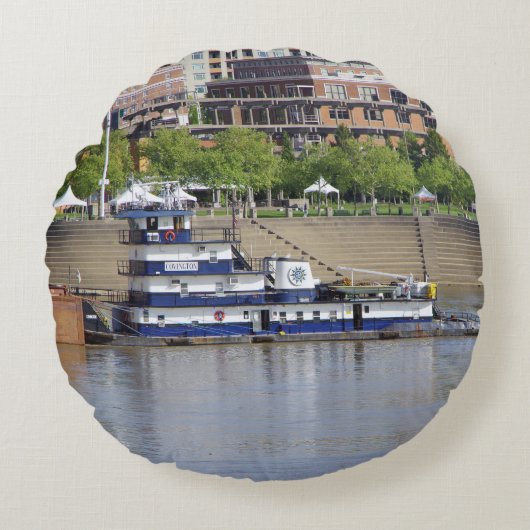 コブィントンラウンドピロー ラウンドクッション (正面)