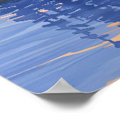 コブクバレー国立公園アラスカカリブーヴィンテージ ポスター (角)