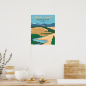 コブクバレー国立公園アラスカヴィンテージ ポスター (キッチン)