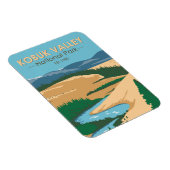 コブクバレー国立公園アラスカヴィンテージ マグネット (右側)