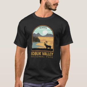 コブクバレー国立公園ヴィンテージエンブレム Tシャツ