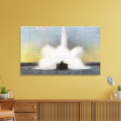 コブスヒルリザーバファウンテンビュー キャンバスプリント (インサイチュ (リビング))